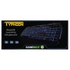 Game Max Typhoon Backlit Gaming Keyboard 3 Colour LED