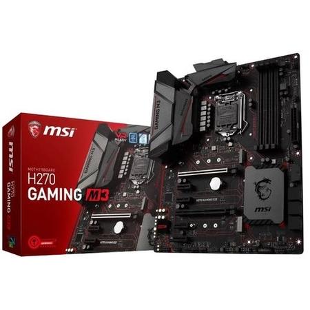 MSI Intel H270 Gaming M3 DDR4 LGA 1151 ATX Motherboard