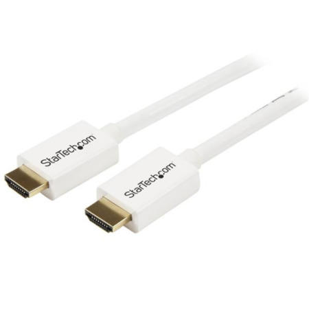 StarTech.com 1m 3 ft White CL3 In-wall High Speed HDMI&reg; Cable - Ultra HD 4k x 2k HDMI Cable - HDMI