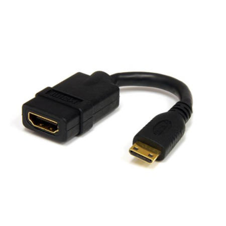 StarTech.com 5in High Speed HDMI&reg; Adapter Cable - HDMI to HDMI Mini- F/M