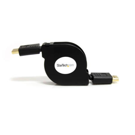 StarTech.com 4ft Retractable High Speed HDMI&reg; Cable -HDMI to HDMI Micro - M/M