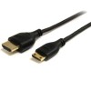 StarTech.com 3 ft Slim High Speed HDMI&amp;reg; Cable with Ethernet - HDMI to HDMI Mini M/M