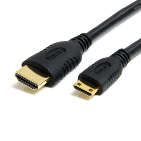 StarTech.com 1 ft High Speed HDMI&reg; Cable with Ethernet - HDMI to HDMI Mini- M/M