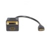 StarTech.com 1 ft HDMI&amp;reg; Splitter Cable - HDMI to HDMI and DVI-D - M/F