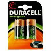 Duracell Recharable Battery C Size 1 x 2 Pack