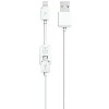 Charge &amp; Sync Cable for lightning/Micro USB Devices White