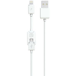 Charge & Sync Cable for lightning/Micro USB Devices White
