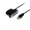 StarTech.com 3 ft 1s1p USB to Serial Parallel Port Adapter Cable