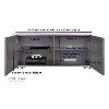 Frank Olsen INTEL1100GRY Grey TV Cabinet for up to 55&#39;&#39; TVs