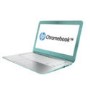 Refurbished Grade A1 HP Chromebook 14-q051na Intel Celeron 2955U 4GB 16GB SSD Chrome OS 14" Laptop - Turqouise 