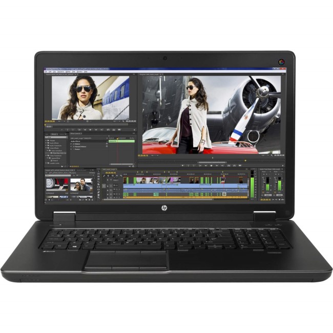 HP ZBook 17 G2 Core i7-4810MQ 16GB 750GB 256GB 17.3" HD Windows 7 Professional Workstation Laptop 