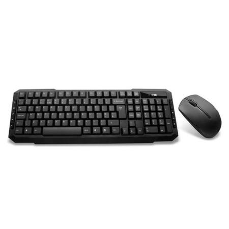 Builder Wireless Keyboard & Mouse Combo Set Black