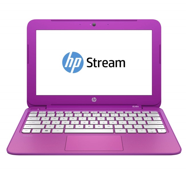 A2 HP Stream 11 Celeron N2840 2GB 32GB SSD 11.6 inch Windows 8.1 Laptop in Purple