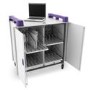 LapCabby 20V - 20 laptops or chromebooks up to 19' - vertical storage 4 Sliding shelves