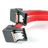 StarTech.com 12in Right Angle Latching Serial ATA SATA Cable
