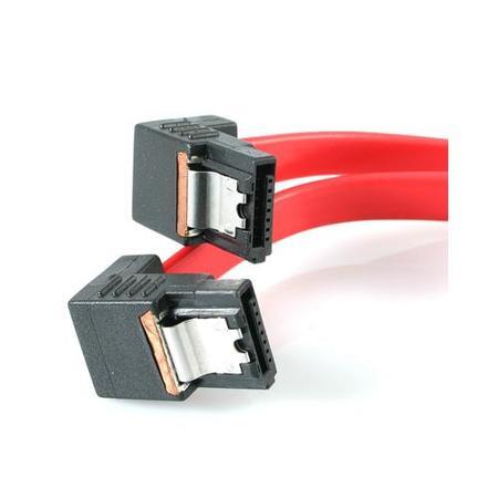 StarTech.com 18in Right Angle Latching SATA Serial ATA Cable