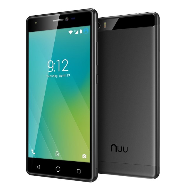 NUU M2 Black 5" 16GB 4G Dual SIM Unlocked & SIM Free