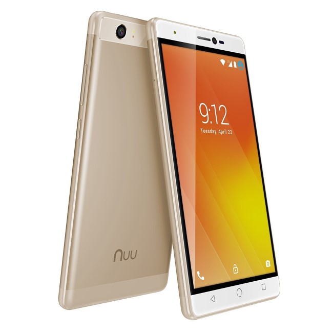 NUU M3 Gold 5.5" 16GB 4G Dual SIM Unlocked & SIM Free