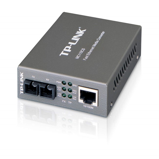 TP-Link MC110CS Fast Ethernet Media Converter SC  Single-mode