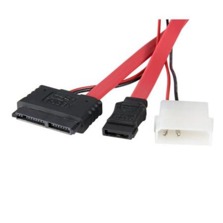 StarTech.com 12in Micro SATA to SATA with LP4 Power Adapter Cable