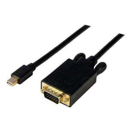 15 ft Mini DisplayPort&#153; to VGA Adapter Converter Cable – mDP to VGA 1920x1200 - Black
