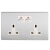 Energenie MiHome Style - Double Socket - chrome