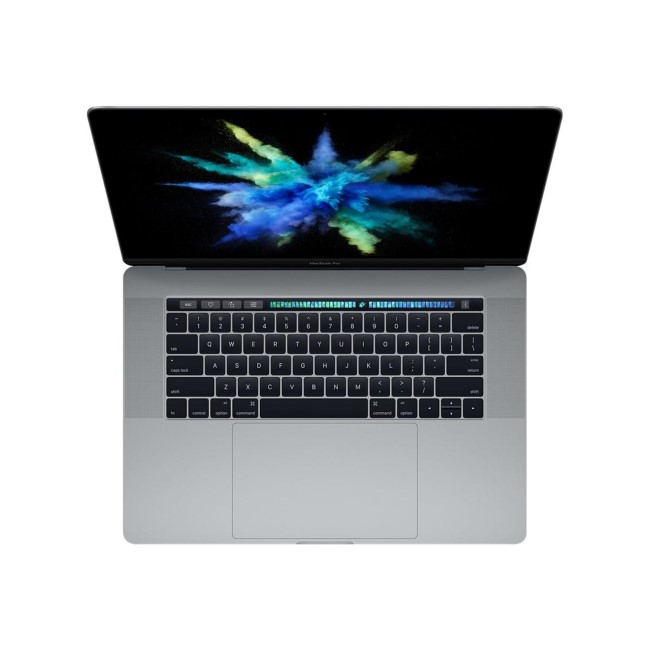 Refurbished Apple MacBook Pro 15" Intel Core i7 2.7GHz 16GB 512GB SSD OS X 10.12 Sierra with Touch Bar Laptop in Space Grey - 2016