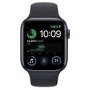 Refurbished Apple Watch SE 2022 GPS 40mm Midnight Aluminium Case with Midnight Sport Band - Regular