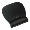 3M Precise Mousing Surface with Leatherette Gel Wrist Rest - Black