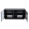 UK-CF New Paris TV Cabinet for up to 55&quot; TVs - Black
