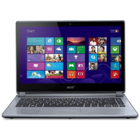 Acer Aspire V5-123 Silver - AMD E1-2100 1GHz 4GB DDR3 500GB 11.6" HD LED Win8.1 64Bit NO-OD AMD Radeon HD 8210 webcam 1xUSB 3.0 HDMI 1YR