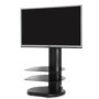 Off The Wall Origin II S4 TV Stand for up to 55" TVs - Black