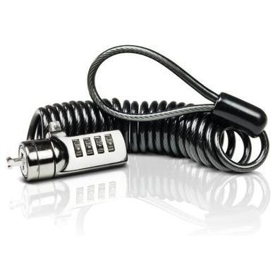 Sweex Cable Combination Lock Steel Curled - Black