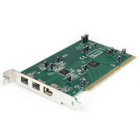 StarTech.com 3 Port 2b 1a PCI 1394b FireWire Adapter Card with DV Editing Kit