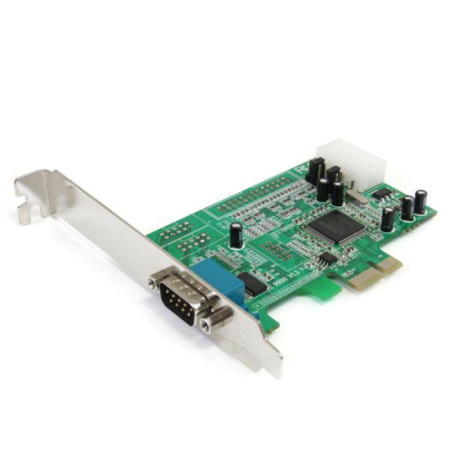 StarTech 1 Port Native PCI Express RS232 Serial Adapter Card with 16550 UART