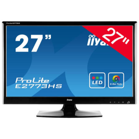 GRADE A2 - Light cosmetic damage - Iiyama ProLite E2773HS 27" LED Backlit LCD Monitor