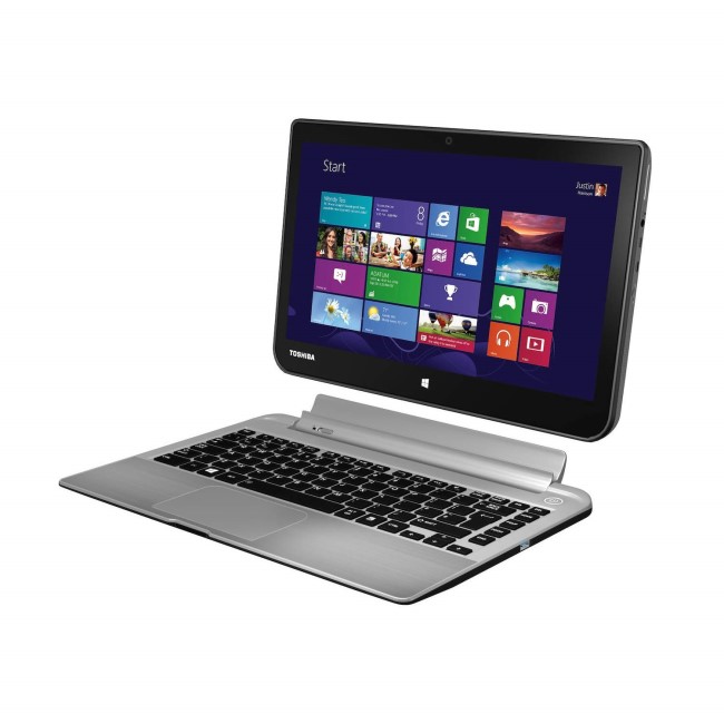 Toshiba Satellite W30t-A-101 4th Gen Core i3 4GB 500GB 13.3 inch Windows 8.1 Laptop in SIlver