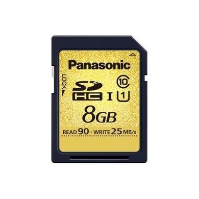 Panasonic RP-SDUB08GAK 8GB SDHC Class 10 Card