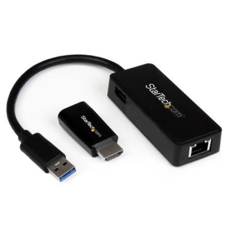 HP Chromebook&#153; 14 HDMI&reg; to VGA and USB 3.0 Gigabit Ethernet Accessory Bundle
