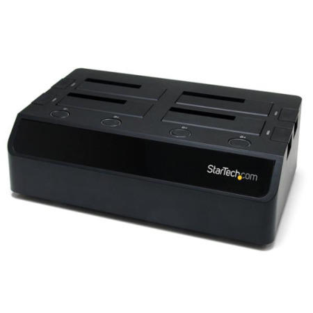 StarTech.com 4 Bay eSATA USB 3.0 to SATA Hard Drive Docking Station for 2.5/3.5 HDD