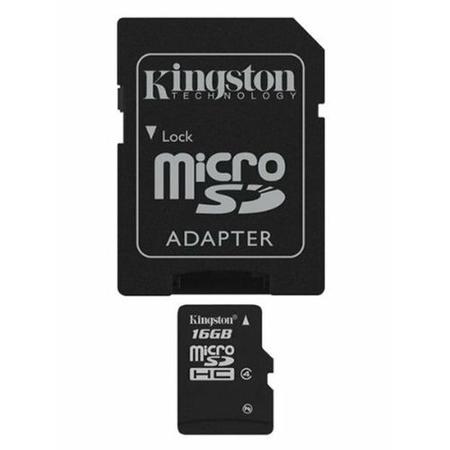 Kingston MicroSDHC 16GB Card Class 4