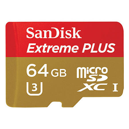 Sandisk 64GB Extreme microSD UHS-1 Card with Adapter