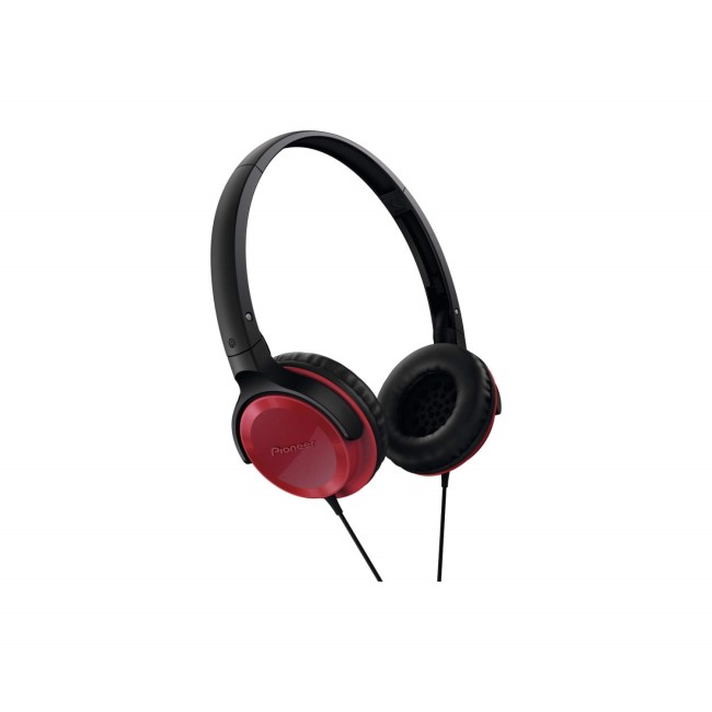 SE-MJ502 Fully Enclosed Dynamic Headphones - Black / Red