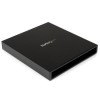 GRADE A1 - As new but box opened - StarTech.com USB to Slimline SATA CD/DVD Optical Drive Enclosure OS Independant