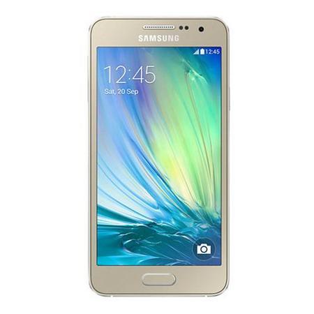 GRADE A1 - As new but box opened - Samsung Galaxy A3  Gold 2015 4.5" 16GB 4G Unlocked & SIM Free