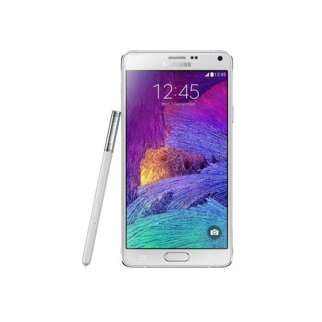 GRADE A1 - As new but box opened - Samsung Galaxy Note 4 White 32GB Unlocked  & SIM Free 