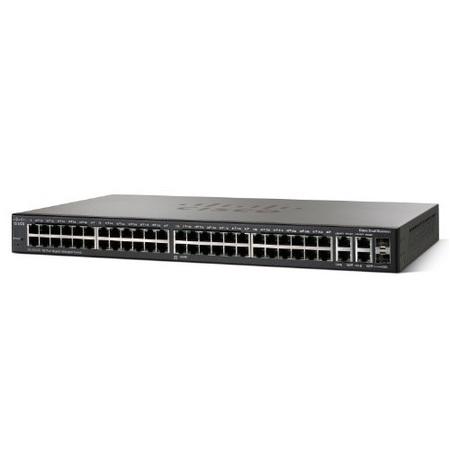 Cisco Small Business 300 Series Managed Switch SG300-52 - Switch - Layer 3 - Managed - 52 ports - Ethernet Fast Ethernet Gigabit Ethernet - 10Base-T 100Base-TX 1000Base-T  2 x