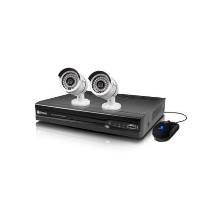Box Open Swann NVR4-7082 4 Channel 720p HD Network Video Recorder with 2 x NHD-806 720p Cameras & 1TB Hard Drive