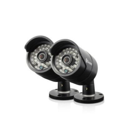 GRADE A2 - Light cosmetic damage - Swann PRO-A850 - 720P Multi-Purpose Day/Night Security CCTV Camera 2 Pack - Night Vision 100ft / 30m