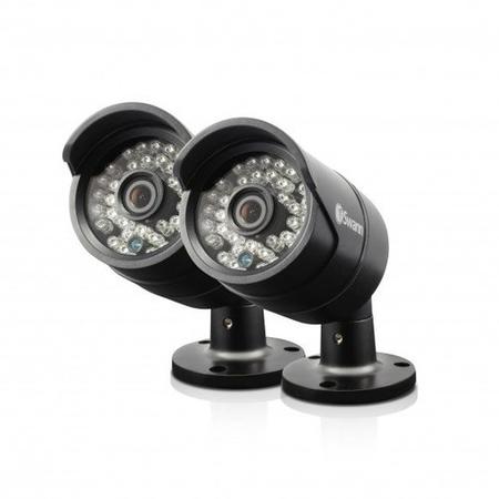 Box Open Swann PRO-H850 HD 720p Bullet Camera - Night vision up to 60ft - Twin Pack